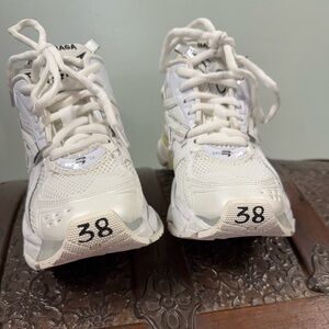 Balenciaga Runner Cream Sneakers